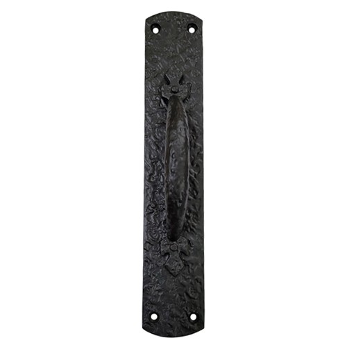 9 Inch Antothijah Iron Door Pull with Plate